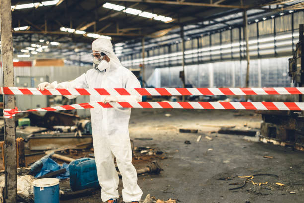 Professional Unattended Death Cleanup technician working in Ocean Grove, NJ